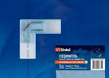 Соединитель L-образный Uniel UTC-K-22/A67-NNN CLEAR 005 POLYBAG, 3528, 220В картинка 